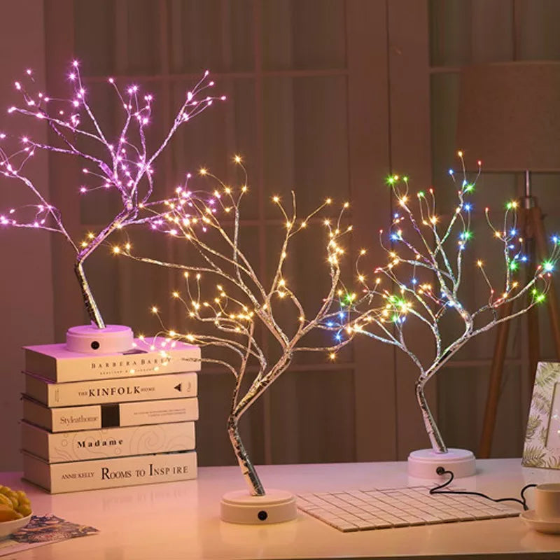 LED Night Light Mini Garland Tree Lamp