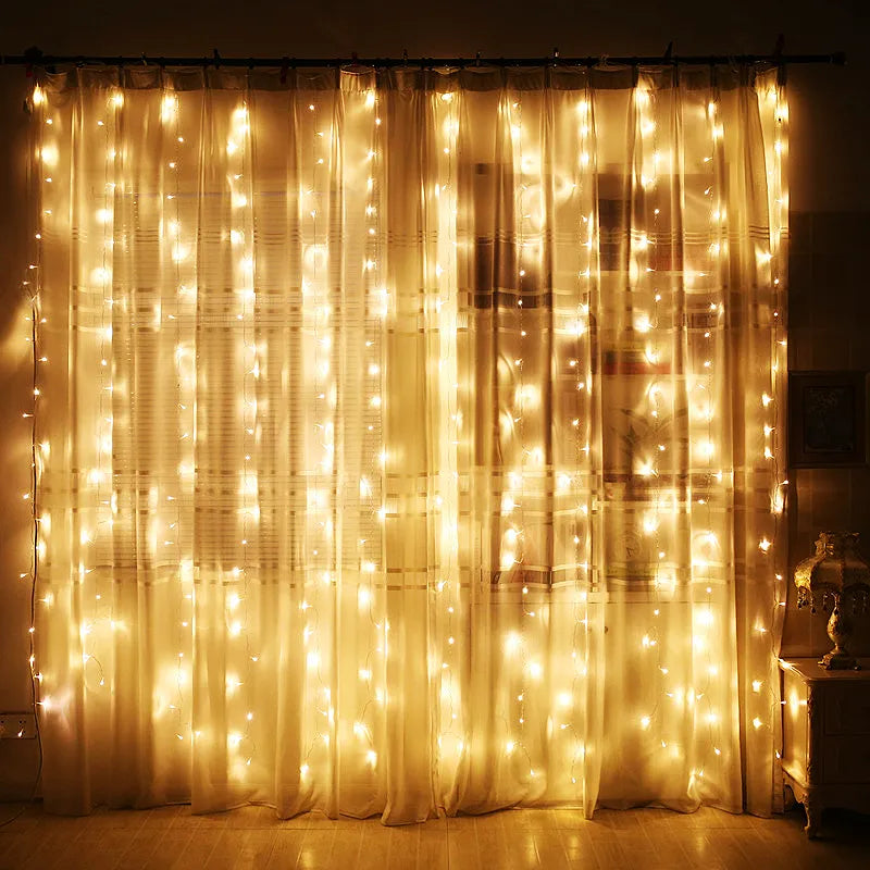 Curtain LED String Lights Garland Festival