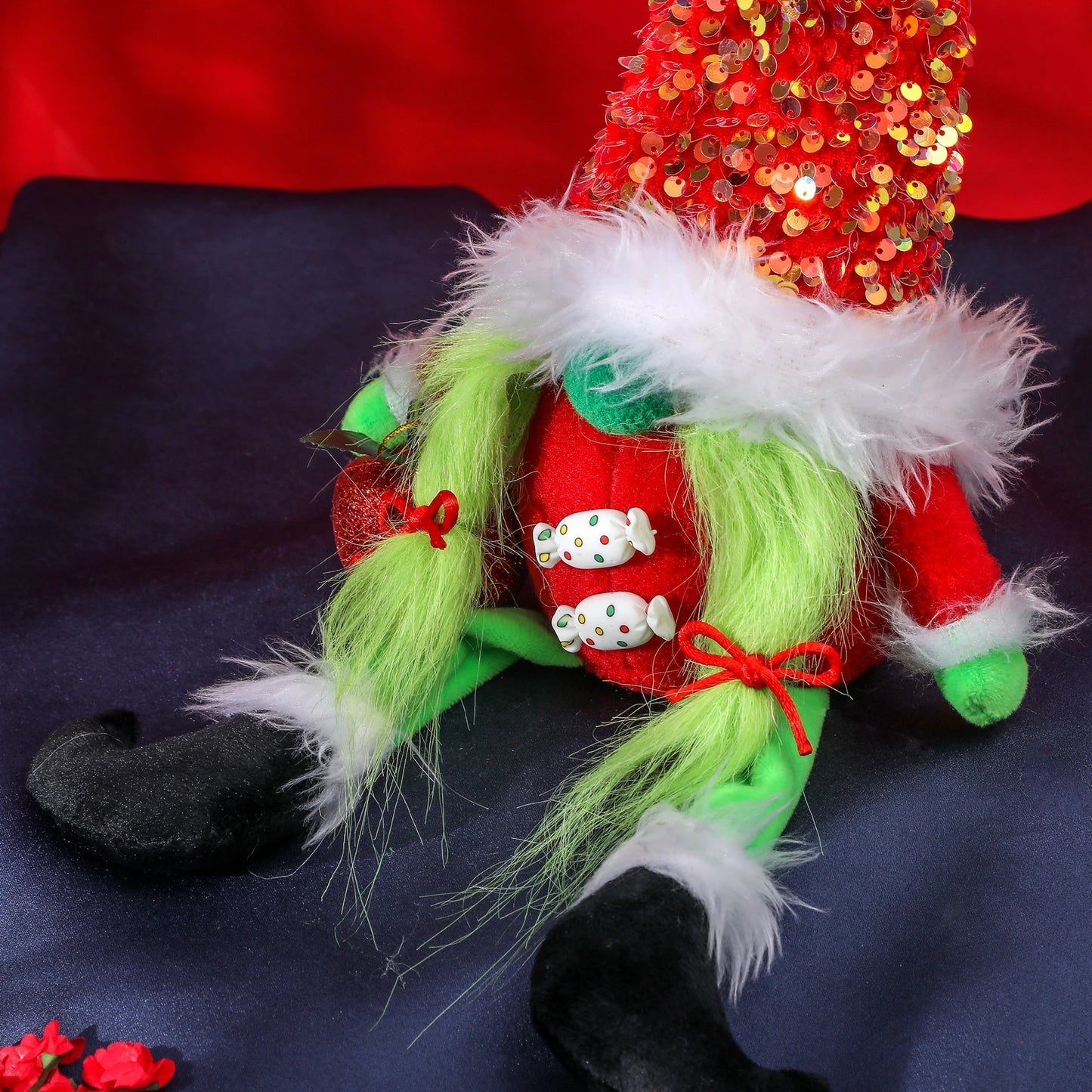 Christmas Decoration Grinch Gnome Doll Ornament Merry Christmas Home Decoration Xmas Ornament New Year Home Decor Noel Navidad