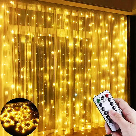 Curtain LED String Lights Garland Festival